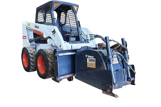 Mini Carregadeira com Fresadora (Bob Fresa) para locação