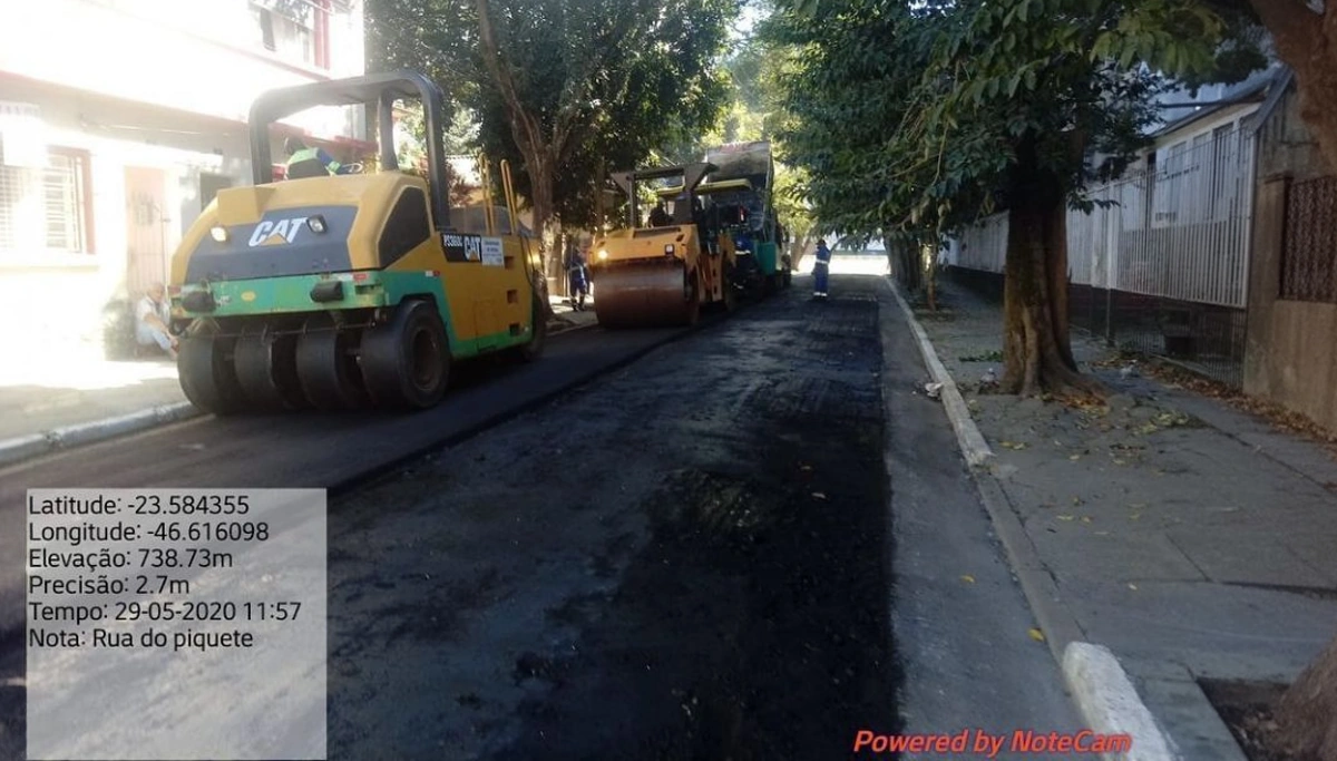 Pavimentação de ruas para infraestrutura urbana - MAQUIPAV